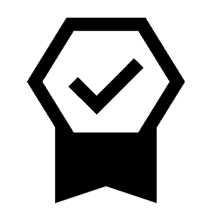 Editor Choice Fill Icon from Sharp Fill - Material Symbols Set