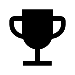 Emoji Events Fill Icon from Outlined Fill - Material Symbols Set