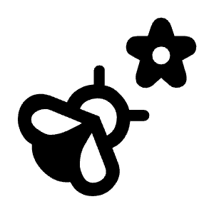 Emoji Nature Fill Icon from Rounded Fill - Material Symbols Set