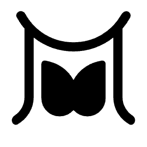 Endocrinology Fill Icon from Rounded Fill - Material Symbols Set