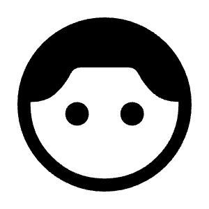 Face 6 Fill Icon from Rounded Fill - Material Symbols Set