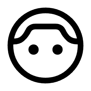Face 6 Icon from Rounded Line - Material Symbols Set