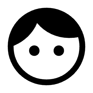 Face Fill Icon from Outlined Fill - Material Symbols Set