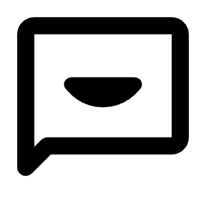 Feedback Alt Icon from Rounded Line - Streamline Material Free Set