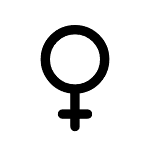 Female Icon from Rounded Line - Material Symbols Set