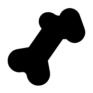 Femur Fill Icon from Sharp Fill - Material Symbols Set