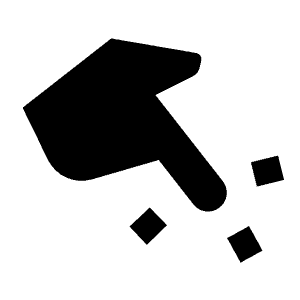 Finger Touch Fill Icon from Outlined Fill - Material Pro Free Set