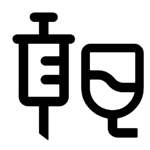 Fluid Med Icon from Outlined Line - Material Symbols Set