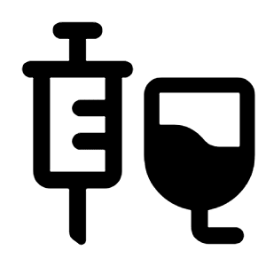 Fluid Med Fill Icon from Rounded Fill - Material Symbols Set