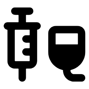 Fluid Med Fill Icon from Rounded Fill - Streamline Material Free Set