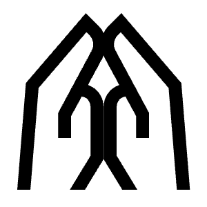 Folded Hands Icon from Outlined Line - Material Symbols Set