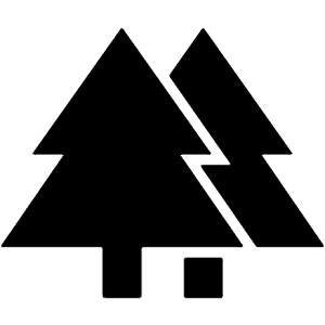 Forest Fill Icon from Outlined Fill - Material Symbols Set