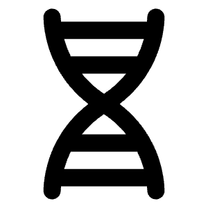 Genetics Fill Icon from Rounded Fill - Streamline Material Free Set