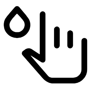 Glucose Icon from Rounded Line - Material Symbols Set