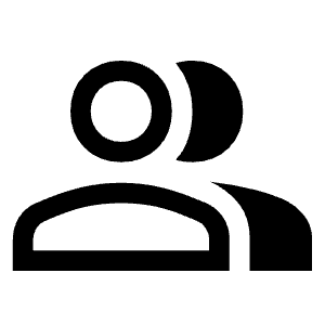 Group Icon from Sharp Line - Material Symbols Set