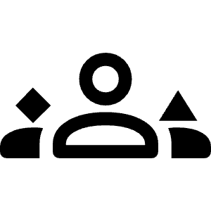 Groups 3 Icon from Rounded Line - Material Symbols Set