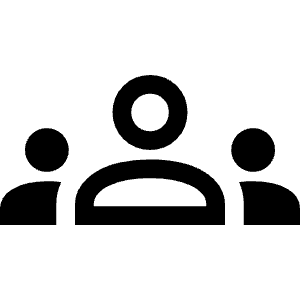 Groups Icon from Outlined Line - Material Symbols Set