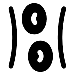 Hematology Fill Icon from Rounded Fill - Material Symbols Set