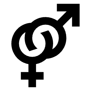 Heterosexual Fill Icon from Sharp Fill - Streamline Material Free Set