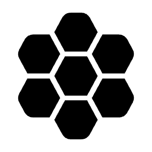 Hive Fill Icon from Rounded Fill - Material Symbols Set