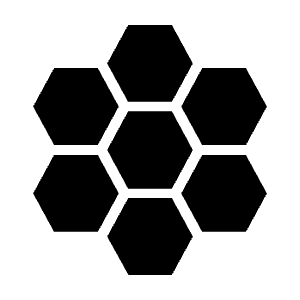 Hive Fill Icon from Outlined Fill - Material Symbols Set