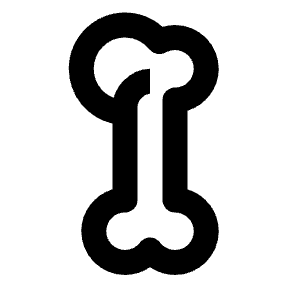 Humerus Icon from Outlined Line - Streamline Material Free Set