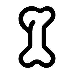 Humerus Icon from Outlined Line - Material Symbols Set