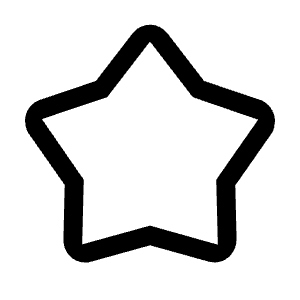 Kid Star Icon from Rounded Line - Material Symbols Set