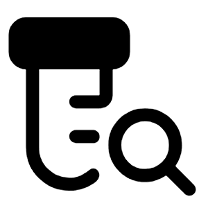 Lab Research Fill Icon from Rounded Fill - Material Symbols Set