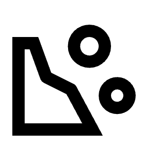 Landslide Icon from Outlined Line - Streamline Material Free Set
