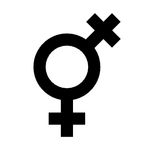 Lesbian Alt Fill Icon from Sharp Fill - Streamline Material Free Set