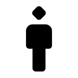 Man 3 Icon from Rounded Line - Streamline Material Free Set