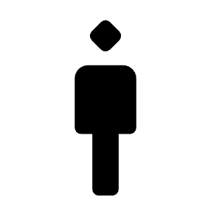 Man 3 Icon from Rounded Line - Material Symbols Set