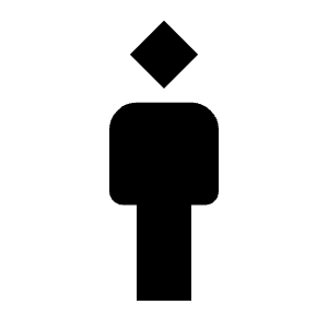Man 3 Fill Icon from Outlined Fill - Streamline Material Free Set