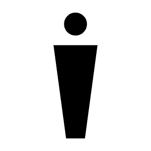 Man 4 Icon from Sharp Line - Material Symbols Set