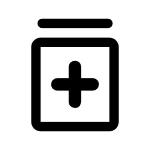 Medication Icon from Rounded Line - Material Symbols Set
