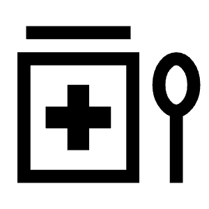 Medication Liquid Icon from Sharp Line - Material Symbols Set