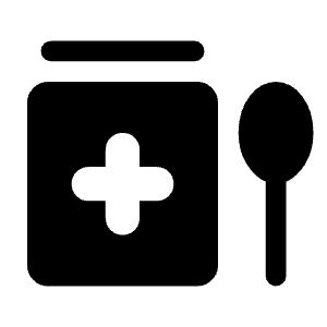 Medication Liquid Fill Icon from Rounded Fill - Material Symbols Set
