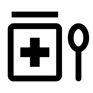 Medication Liquid Icon from Outlined Line - Material Symbols Set