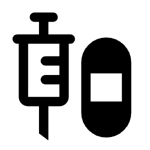 Mixture Med Fill Icon from Outlined Fill - Material Symbols Set