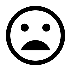 Mood Bad Icon from Sharp Line - Material Symbols Set