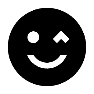 Mood Wink Fill Icon from Outlined Fill - Material Pro Free Set