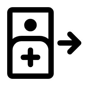 Moving Beds Icon from Rounded Line - Material Symbols Set