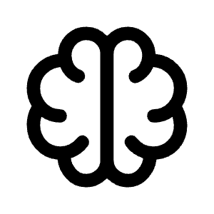 Neurology Icon from Outlined Line - Material Symbols Set