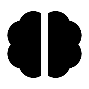Neurology Fill Icon from Outlined Fill - Streamline Material Free Set