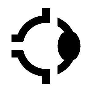 Ophthalmology Fill Icon from Sharp Fill - Streamline Material Free Set