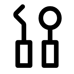 Oral Disease Icon from Rounded Line - Material Symbols Set