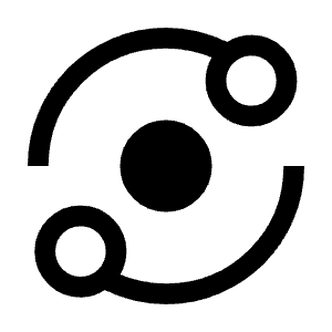 Orbit Icon from Sharp Line - Material Symbols Set