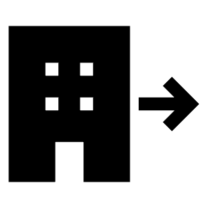 Outpatient Fill Icon from Sharp Fill - Material Symbols Set