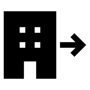 Outpatient Fill Icon from Outlined Fill - Material Symbols Set